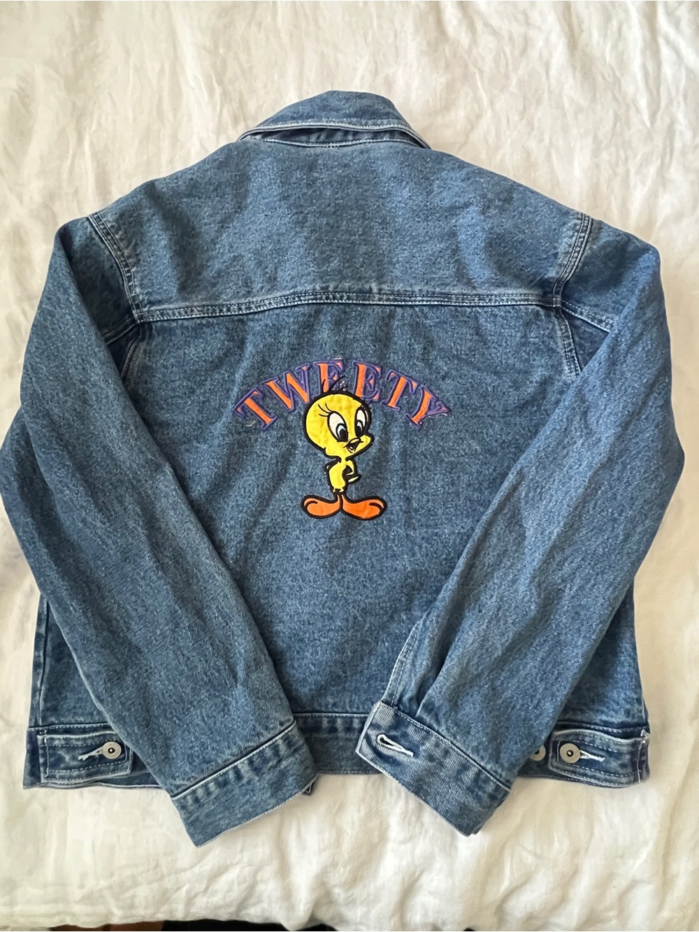 Looney Tunes Tweety Vintage Blue Denim Jacket